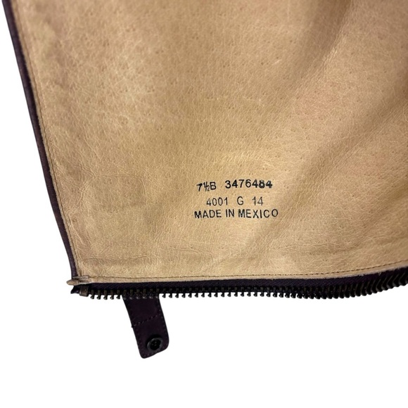 FRYE VERONICA BROWN DISTRESSED TALL MOTO EQUESTRIAN STYLE BACK ZIP LEATHER BOOTS - Picture 14 of 14